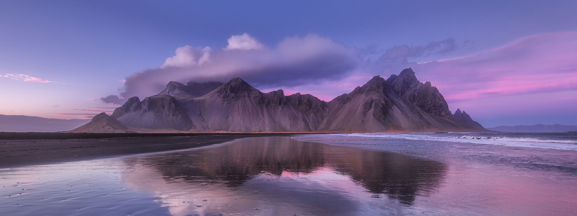 Landscape of mountains